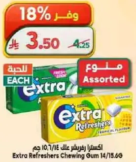 Extra Refreshers Chewing Gum