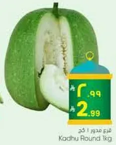 قرع مدور، 1 كجم