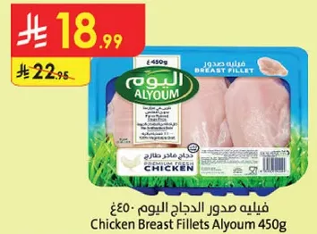 فيليه صدور الدجاج اليوم 450غ