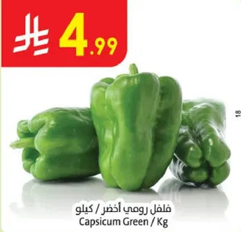 فلفل رومي اخضر / كيلو