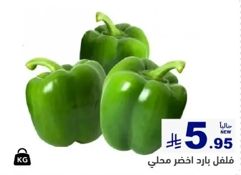 فلفل بارد اخضر محلي.