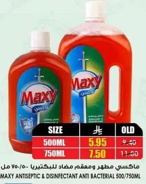 Maxy Antiseptic and Disinfectant Anti Bacterial 500/750ml