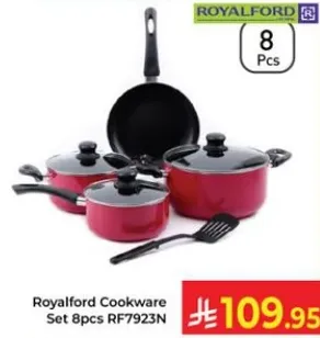 Royalford Cookware Set 8pcs RF7923N