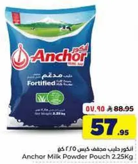 Anchor Milk Powder Pouch 2.25Kg