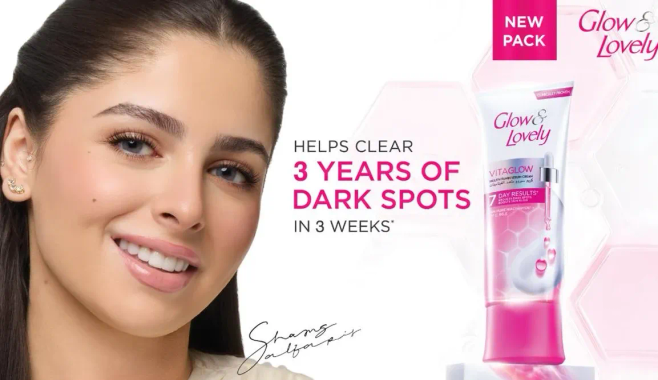 Helps clear 3 years of dark spots in 3 weeks.