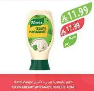 Knorr Creamy Mayonnaise Squeeze 420ml