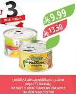 شرايح الاناناس المكسوره من اورينت جاردنز 227 جرام.