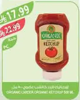 كاتشب عضوي لاردير 500 مل
