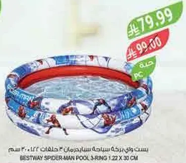 بركه سباحه سبايدرمان 3 حلقات 122 × 30 سم