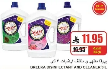 BREEKA DISINFECTANT AND CLEANER 3 L