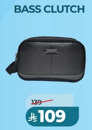 Bass clutch bag, perfect for organizing your essentials.