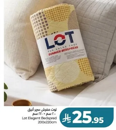 Lot Elegant Bedspread 200x220 cm