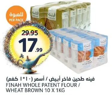 فينه طحين فاخر ابيض / اسمر (10 * 1 كغم)