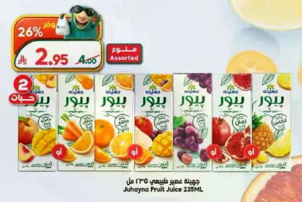 Juhayna Fruit Juice 235ML