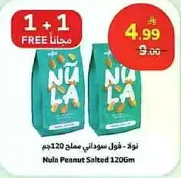 Nula Salted Peanuts 120g