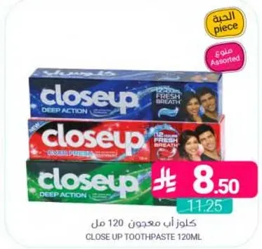 CLOSE UP TOOTHPASTE 120ML