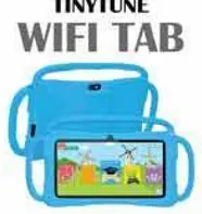 TinyTune WiFi Tab designed for kids with a protective case.