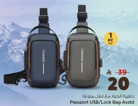 Passport USB/Lock Bag Assorted
