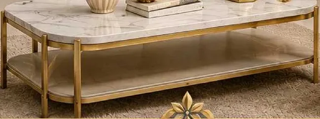 طاوله قهوه بسطح رخامي